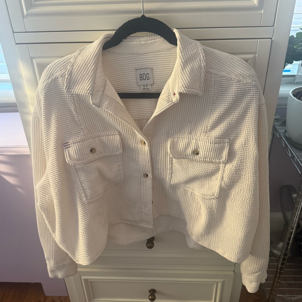 BDG Charly Corduroy Button-Down Shirt Size Small